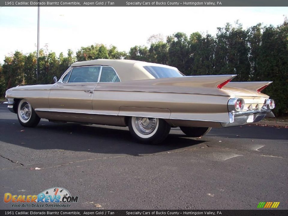 1961 Cadillac Eldorado Biarritz Convertible Aspen Gold / Tan Photo #3 ...