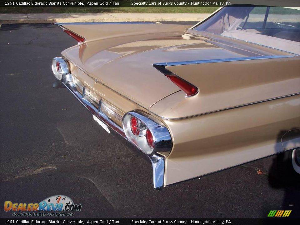 1961 Cadillac Eldorado Biarritz Convertible Aspen Gold / Tan Photo #7