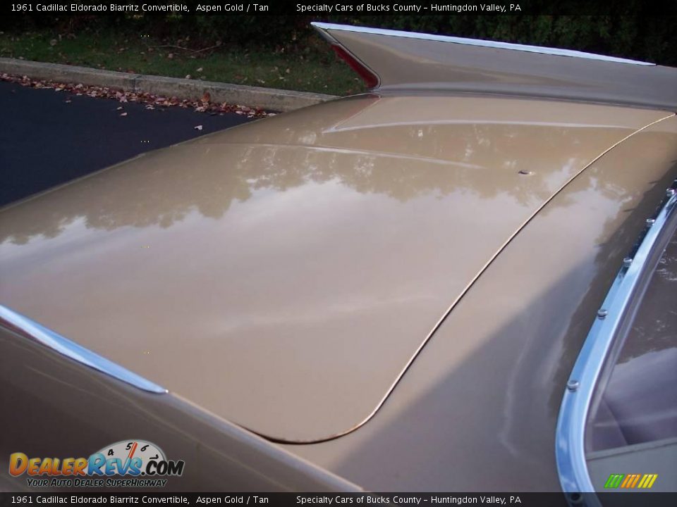 1961 Cadillac Eldorado Biarritz Convertible Aspen Gold / Tan Photo #17