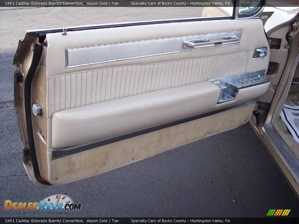 1961 Cadillac Eldorado Biarritz Convertible Aspen Gold / Tan Photo #26