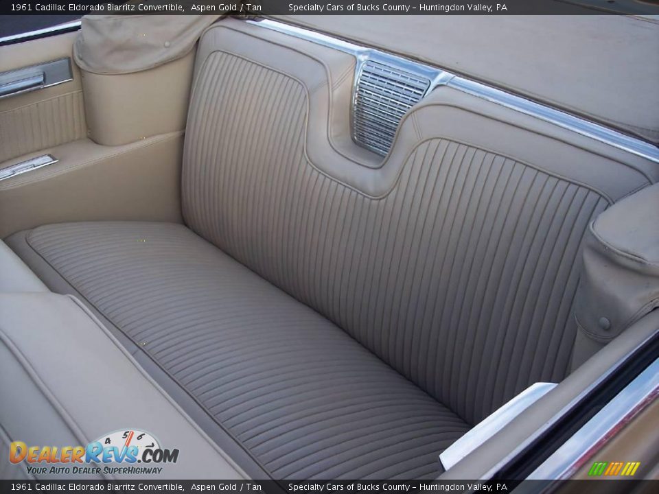 1961 Cadillac Eldorado Biarritz Convertible Aspen Gold / Tan Photo #28