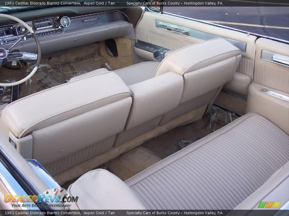 1961 Cadillac Eldorado Biarritz Convertible Aspen Gold / Tan Photo #29