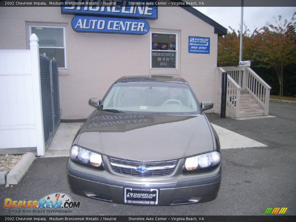 2002 Chevrolet Impala Medium Bronzemist Metallic / Neutral Photo #1