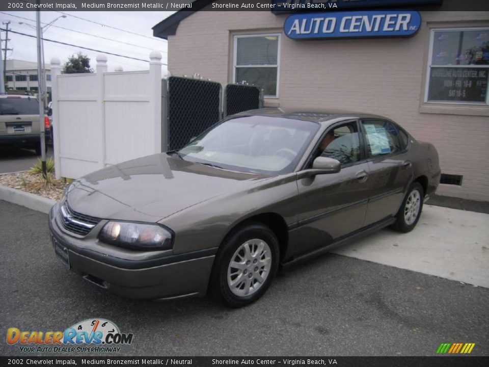 2002 Chevrolet Impala Medium Bronzemist Metallic / Neutral Photo #2