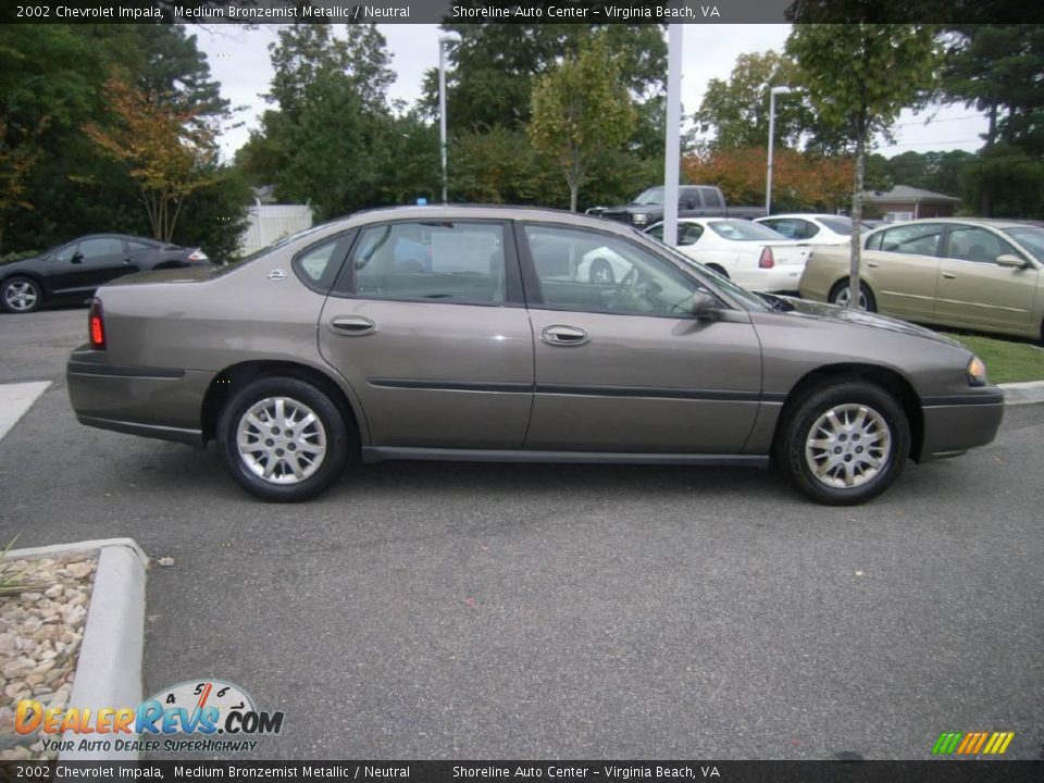 2002 Chevrolet Impala Medium Bronzemist Metallic / Neutral Photo #7