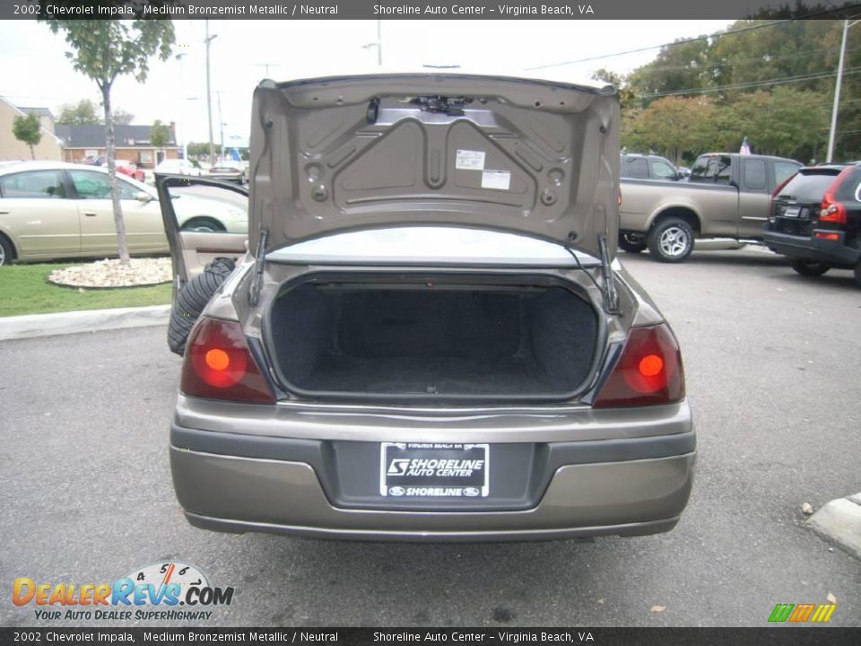 2002 Chevrolet Impala Medium Bronzemist Metallic / Neutral Photo #9
