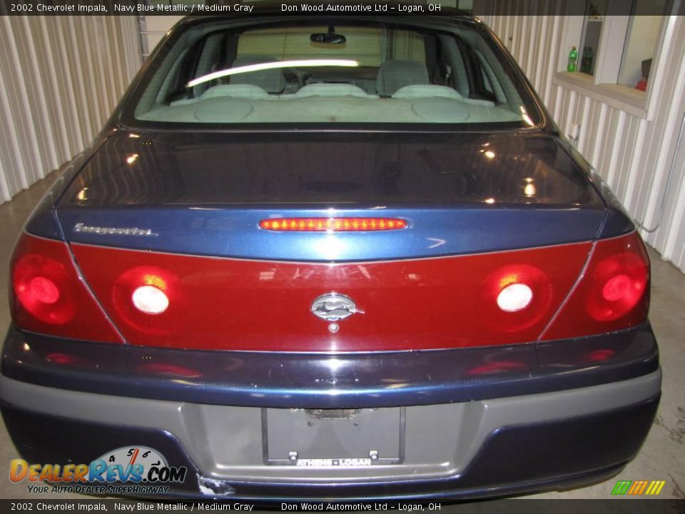 2002 Chevrolet Impala Navy Blue Metallic / Medium Gray Photo #6
