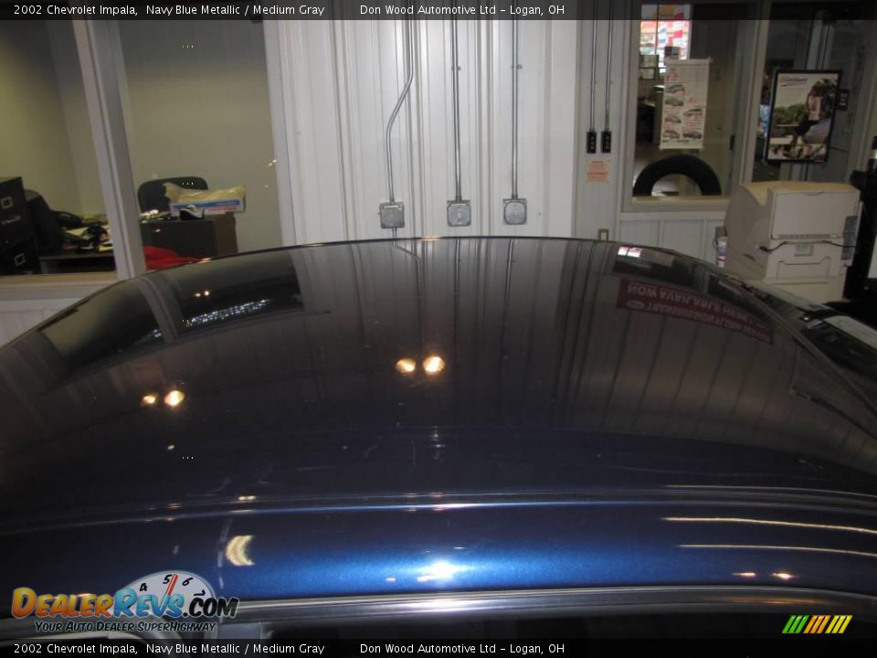 2002 Chevrolet Impala Navy Blue Metallic / Medium Gray Photo #7