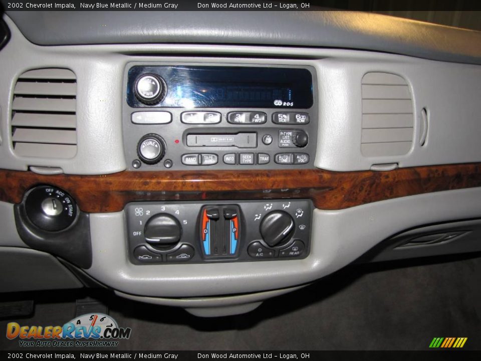 2002 Chevrolet Impala Navy Blue Metallic / Medium Gray Photo #10
