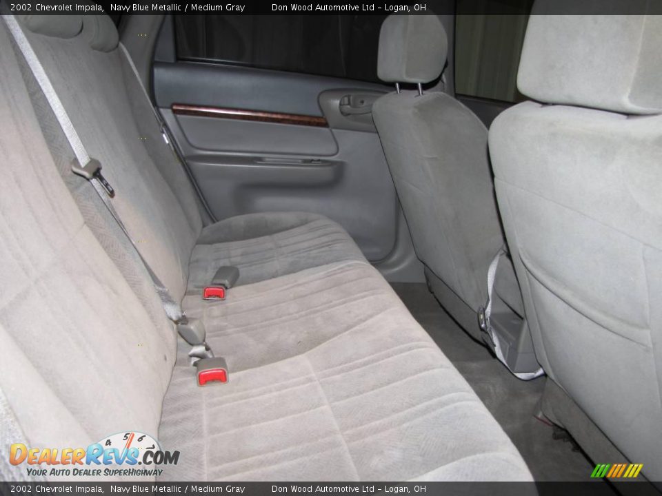 2002 Chevrolet Impala Navy Blue Metallic / Medium Gray Photo #14