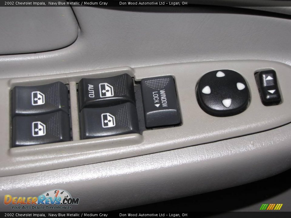2002 Chevrolet Impala Navy Blue Metallic / Medium Gray Photo #16