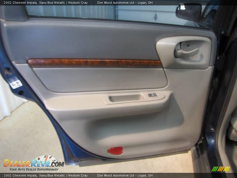2002 Chevrolet Impala Navy Blue Metallic / Medium Gray Photo #18