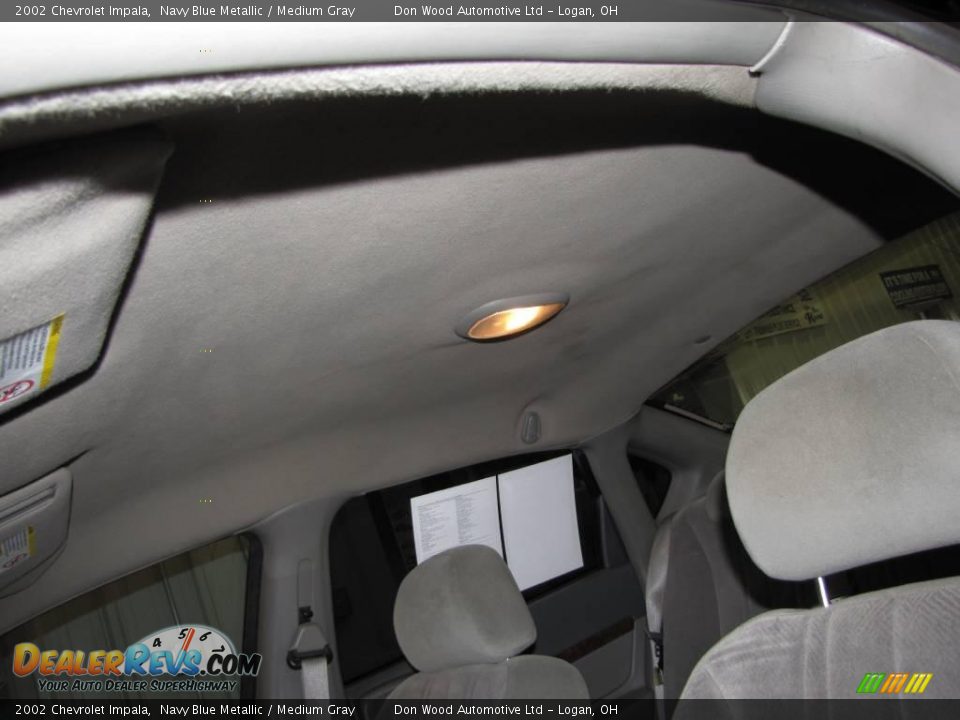 2002 Chevrolet Impala Navy Blue Metallic / Medium Gray Photo #20