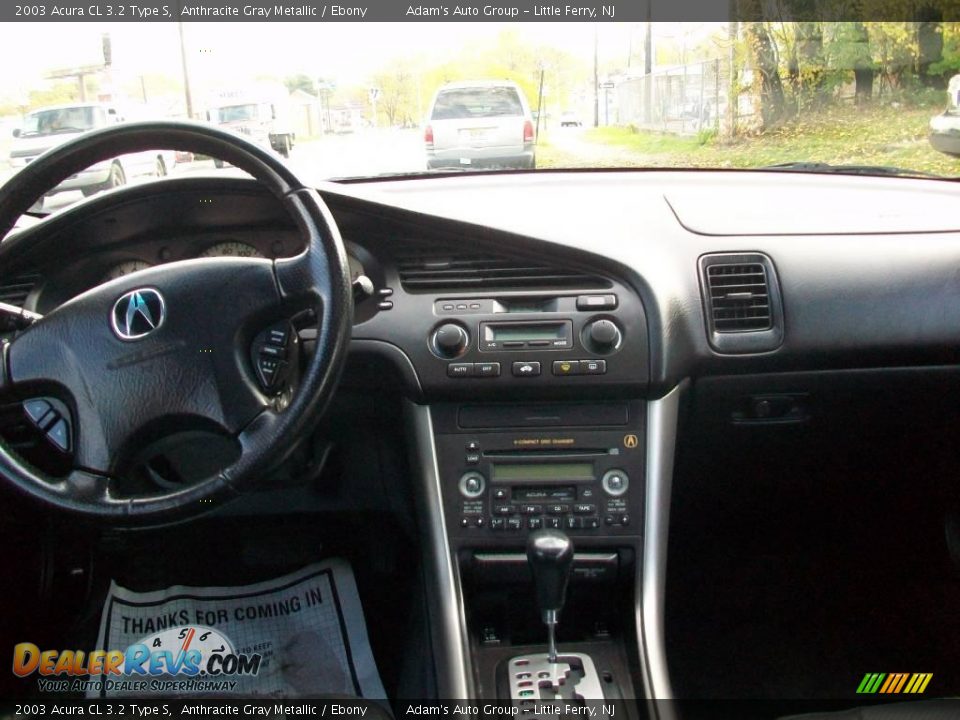 2003 Acura CL 3.2 Type S Anthracite Gray Metallic / Ebony Photo #12