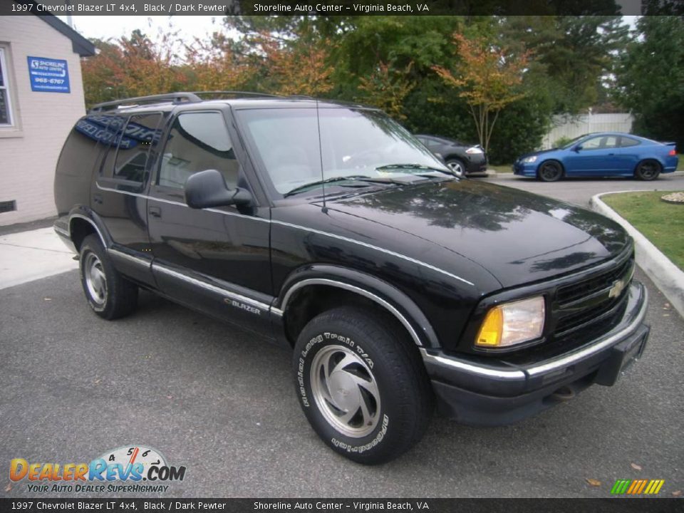 1997 Chevrolet Blazer LT 4x4 Black / Dark Pewter Photo #8