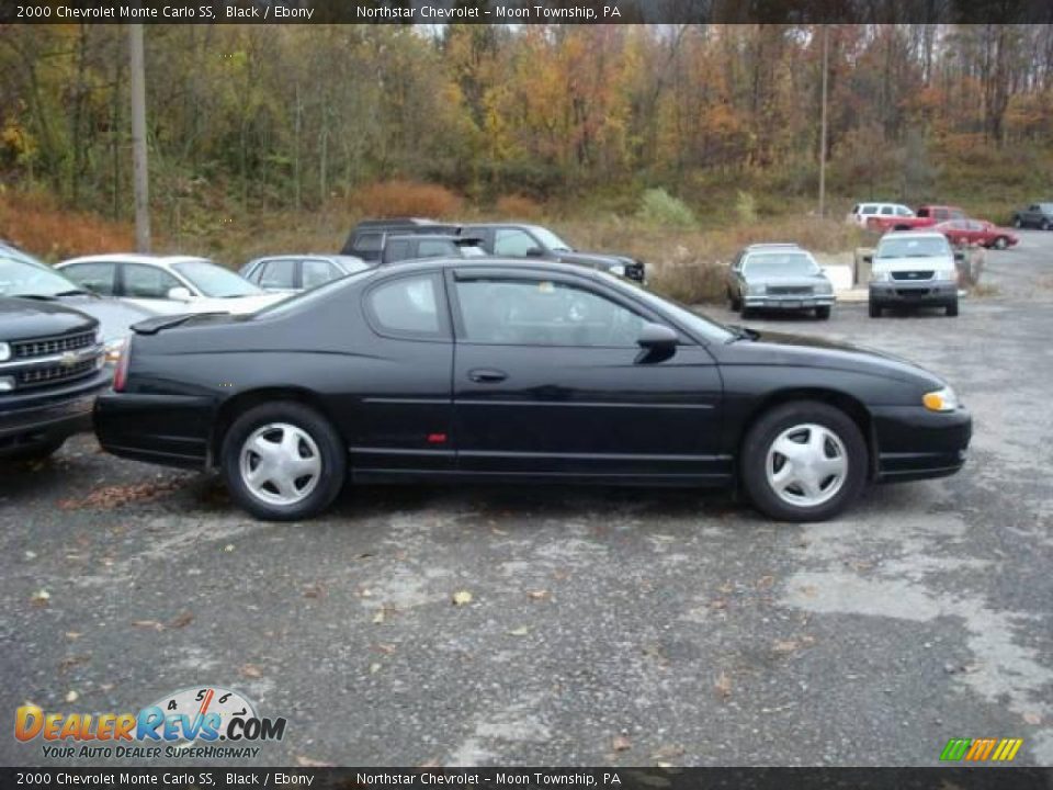 2000 Chevrolet Monte Carlo SS Black / Ebony Photo #2