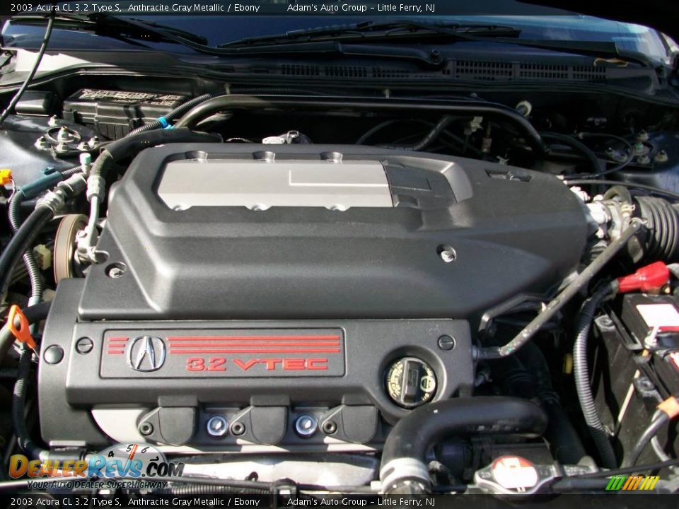 2003 Acura CL 3.2 Type S Anthracite Gray Metallic / Ebony Photo #27