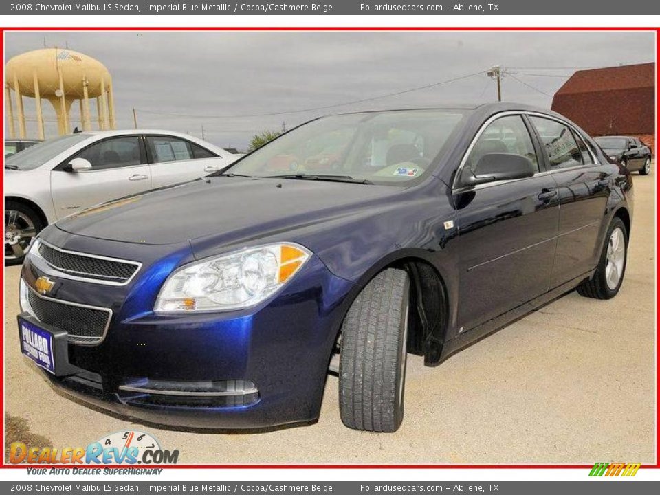 2008 Chevrolet Malibu LS Sedan Imperial Blue Metallic / Cocoa/Cashmere Beige Photo #1