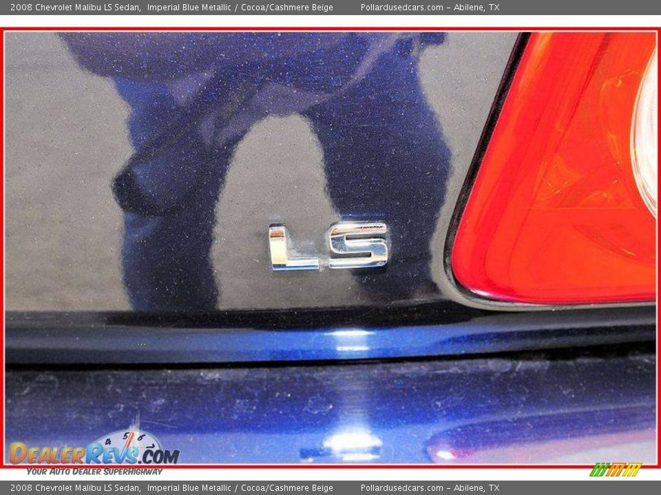 2008 Chevrolet Malibu LS Sedan Imperial Blue Metallic / Cocoa/Cashmere Beige Photo #6