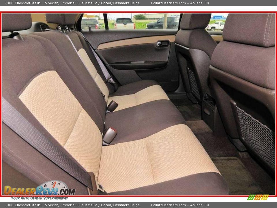 2008 Chevrolet Malibu LS Sedan Imperial Blue Metallic / Cocoa/Cashmere Beige Photo #17