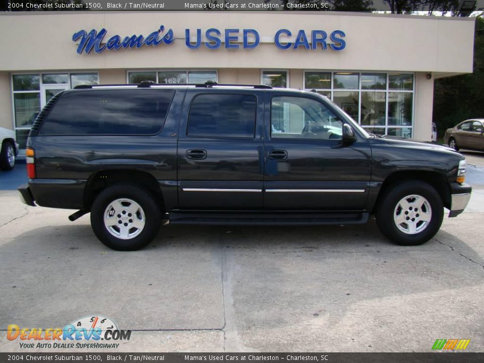 2004 Chevrolet Suburban 1500 Black / Tan/Neutral Photo #1