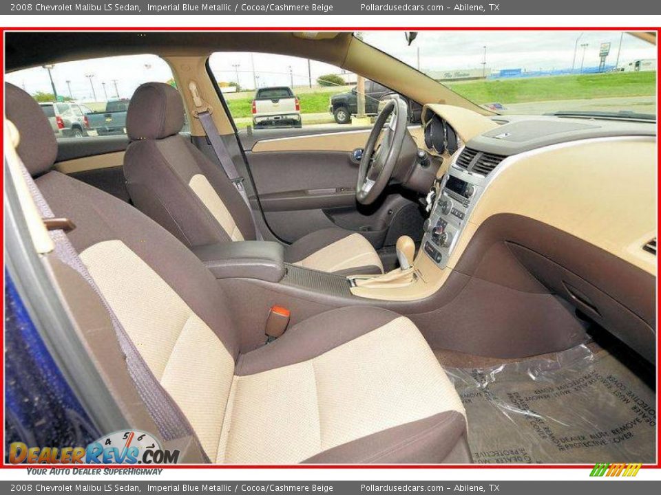 2008 Chevrolet Malibu LS Sedan Imperial Blue Metallic / Cocoa/Cashmere Beige Photo #18