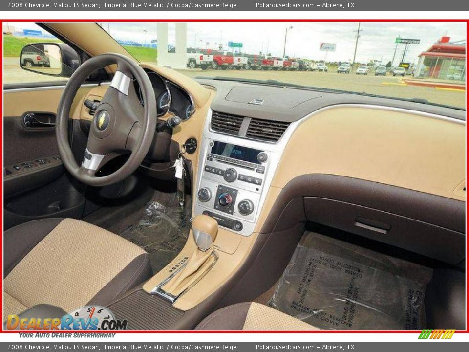 2008 Chevrolet Malibu LS Sedan Imperial Blue Metallic / Cocoa/Cashmere Beige Photo #19