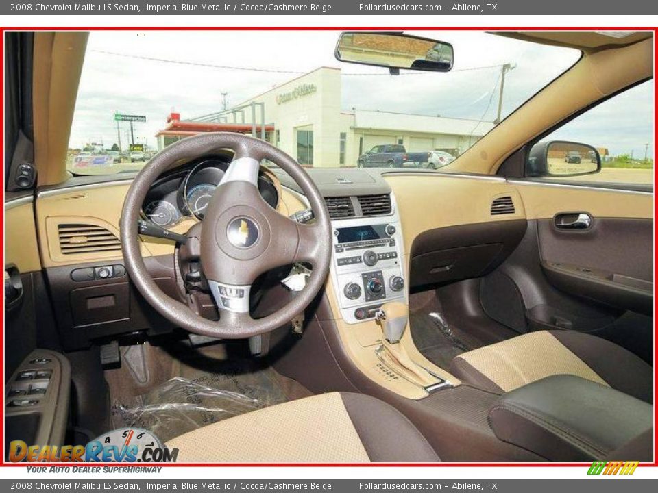 2008 Chevrolet Malibu LS Sedan Imperial Blue Metallic / Cocoa/Cashmere Beige Photo #20