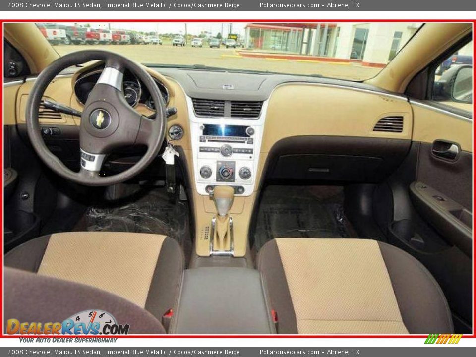 2008 Chevrolet Malibu LS Sedan Imperial Blue Metallic / Cocoa/Cashmere Beige Photo #21