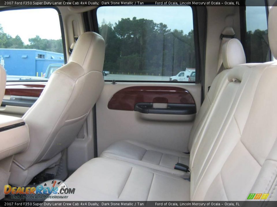 2007 Ford F350 Super Duty Lariat Crew Cab 4x4 Dually Dark Stone Metallic / Tan Photo #20