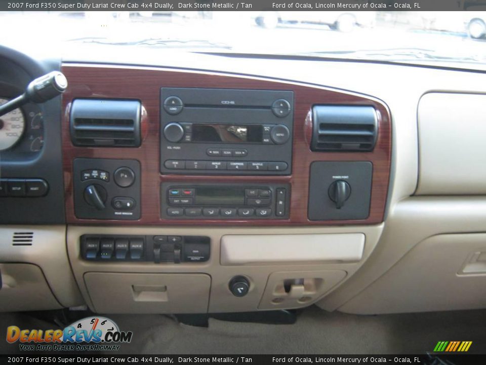 2007 Ford F350 Super Duty Lariat Crew Cab 4x4 Dually Dark Stone Metallic / Tan Photo #22