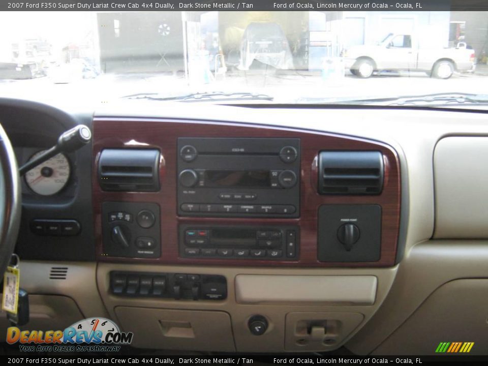 2007 Ford F350 Super Duty Lariat Crew Cab 4x4 Dually Dark Stone Metallic / Tan Photo #24