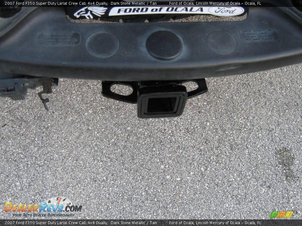 2007 Ford F350 Super Duty Lariat Crew Cab 4x4 Dually Dark Stone Metallic / Tan Photo #27
