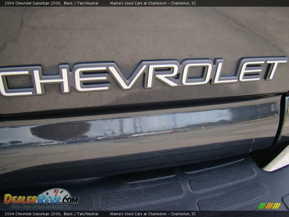 2004 Chevrolet Suburban 1500 Black / Tan/Neutral Photo #28