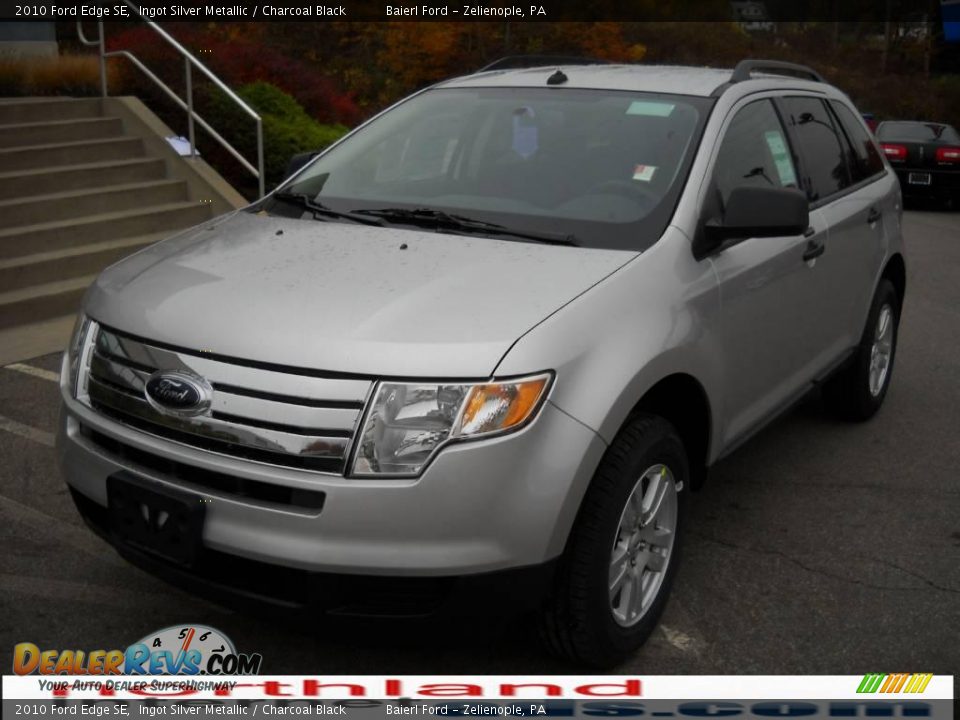 2010 Ford Edge SE Ingot Silver Metallic / Charcoal Black Photo #2