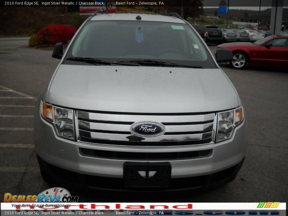 2010 Ford Edge SE Ingot Silver Metallic / Charcoal Black Photo #3