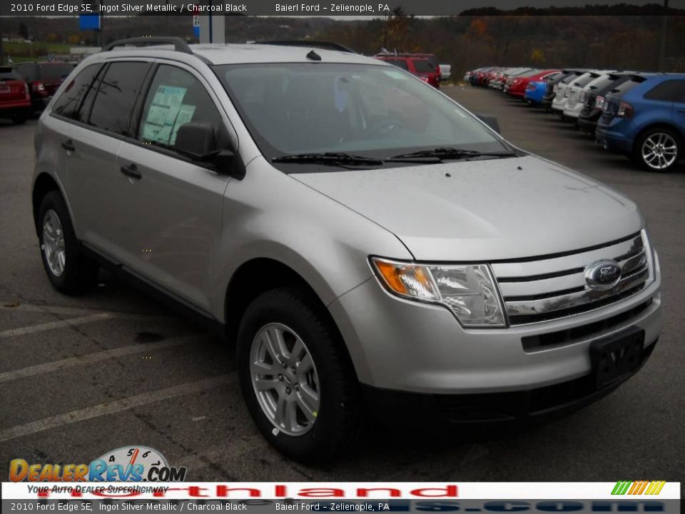 2010 Ford Edge SE Ingot Silver Metallic / Charcoal Black Photo #4