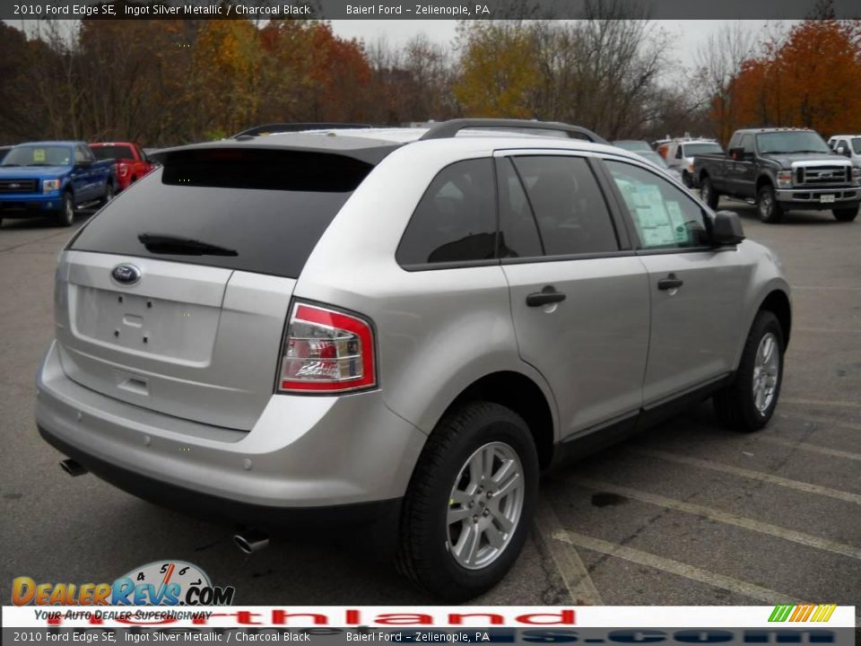 2010 Ford Edge SE Ingot Silver Metallic / Charcoal Black Photo #6