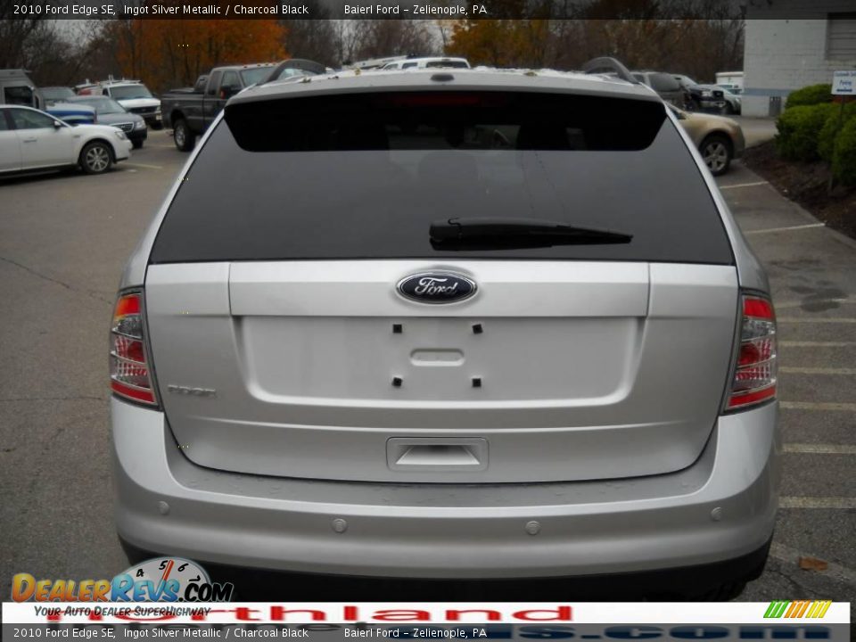 2010 Ford Edge SE Ingot Silver Metallic / Charcoal Black Photo #7