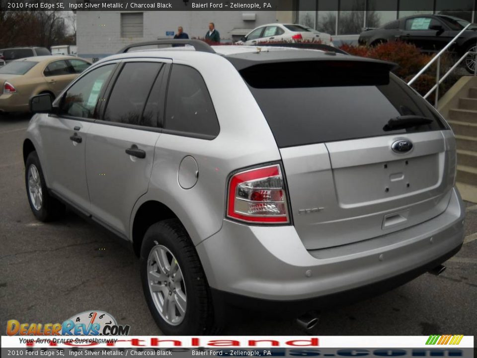 2010 Ford Edge SE Ingot Silver Metallic / Charcoal Black Photo #8