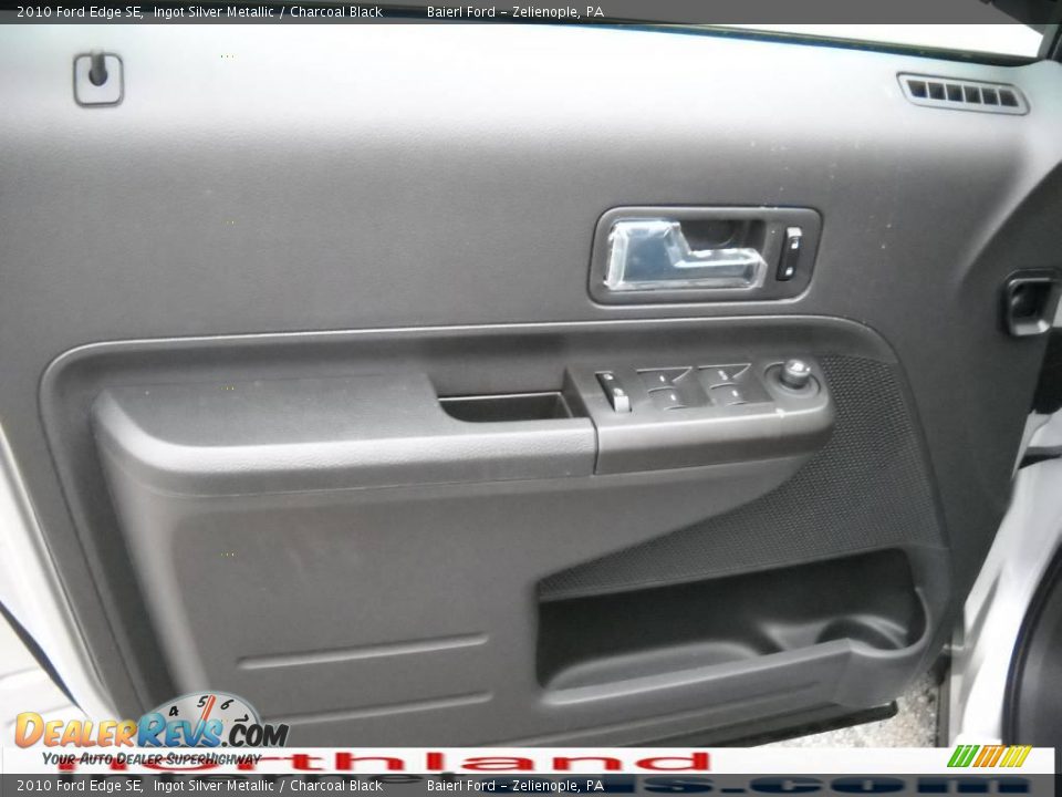 2010 Ford Edge SE Ingot Silver Metallic / Charcoal Black Photo #9