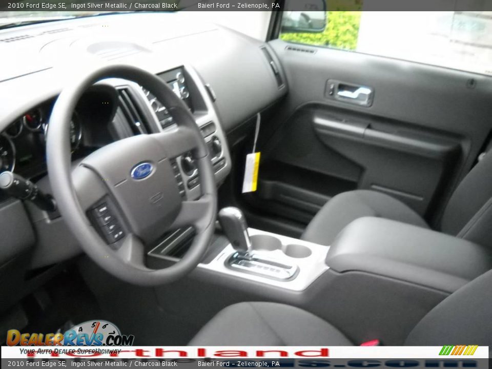 2010 Ford Edge SE Ingot Silver Metallic / Charcoal Black Photo #10