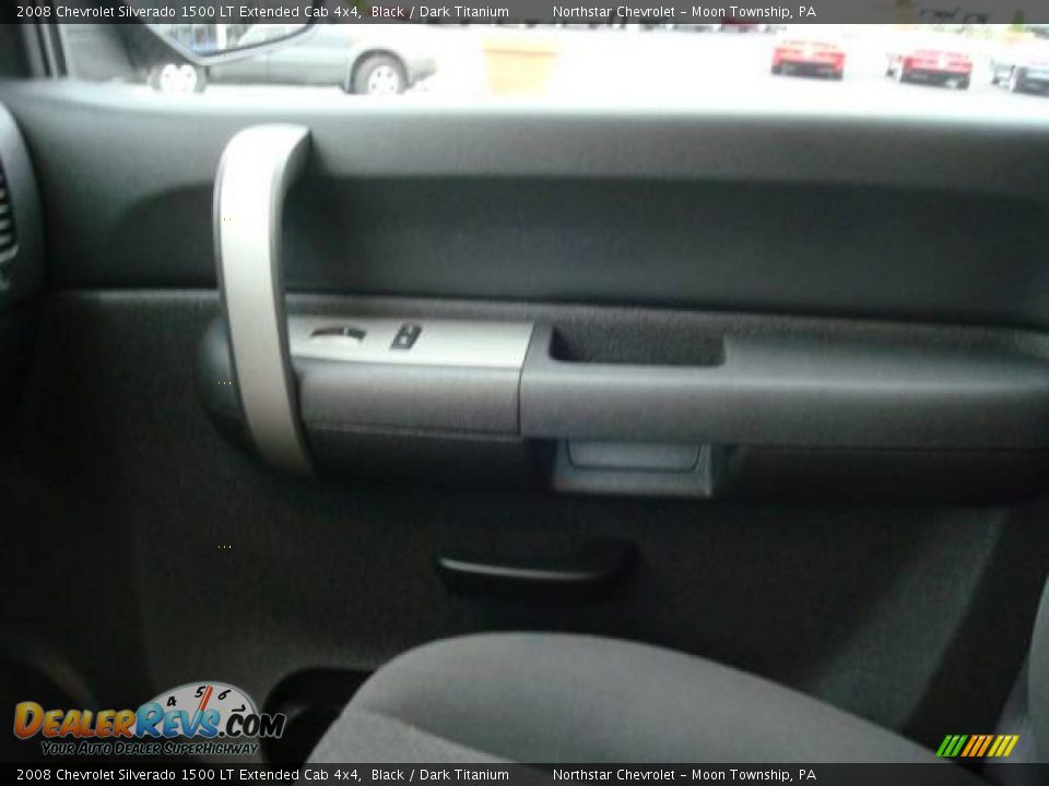 2008 Chevrolet Silverado 1500 LT Extended Cab 4x4 Black / Dark Titanium Photo #17