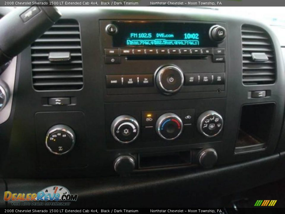 2008 Chevrolet Silverado 1500 LT Extended Cab 4x4 Black / Dark Titanium Photo #18