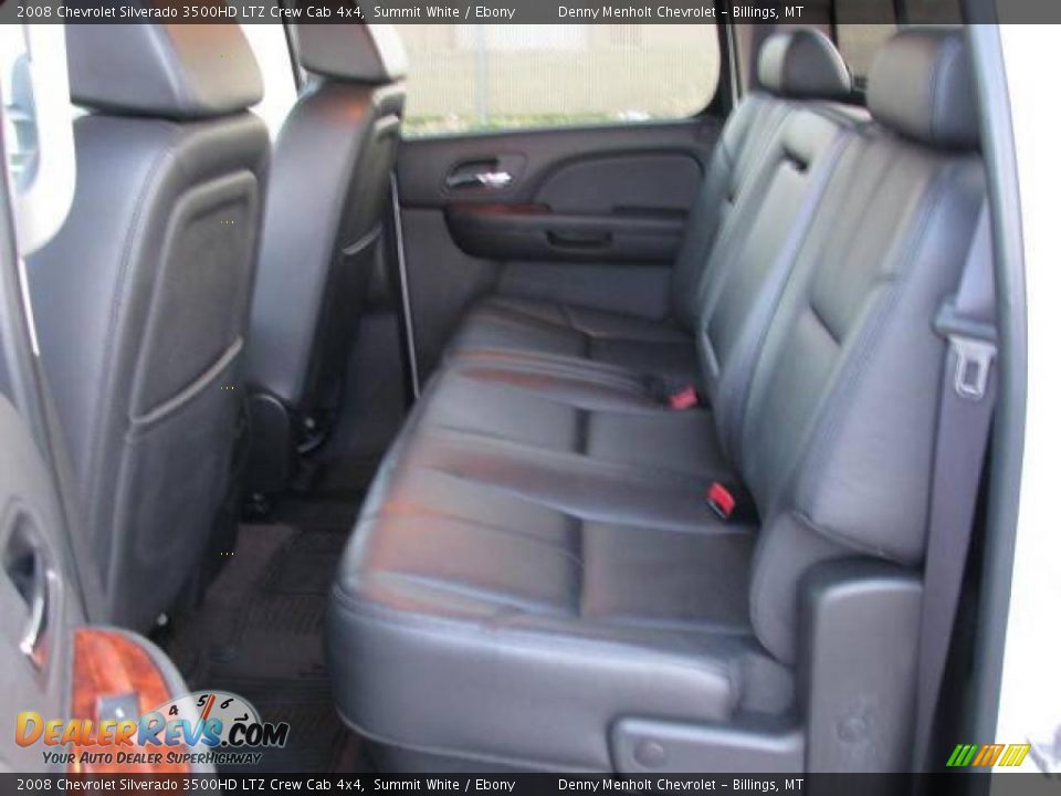 2008 Chevrolet Silverado 3500HD LTZ Crew Cab 4x4 Summit White / Ebony Photo #12