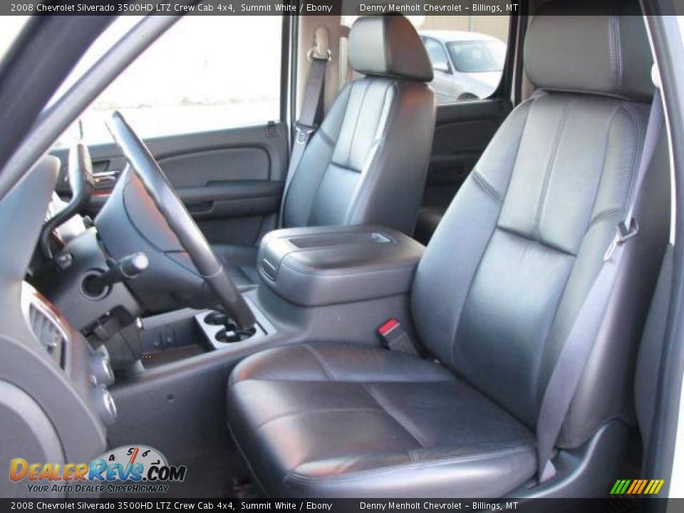 2008 Chevrolet Silverado 3500HD LTZ Crew Cab 4x4 Summit White / Ebony Photo #13