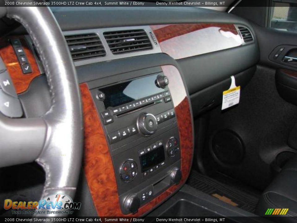 2008 Chevrolet Silverado 3500HD LTZ Crew Cab 4x4 Summit White / Ebony Photo #15