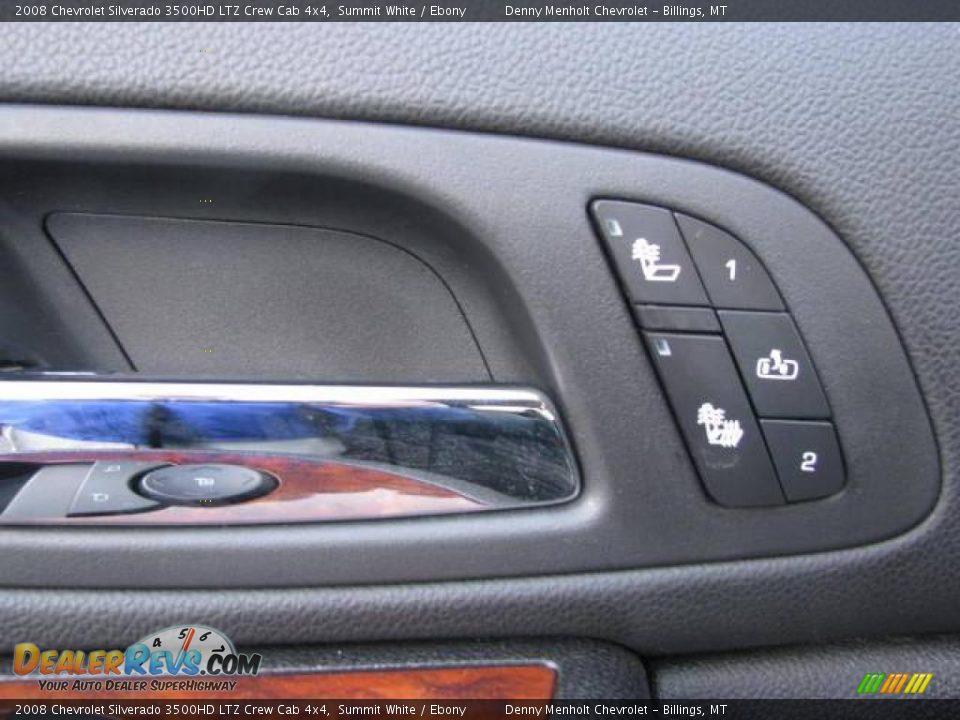 2008 Chevrolet Silverado 3500HD LTZ Crew Cab 4x4 Summit White / Ebony Photo #17