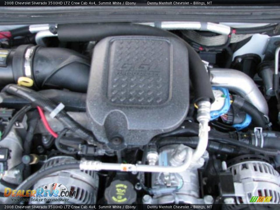 2008 Chevrolet Silverado 3500HD LTZ Crew Cab 4x4 Summit White / Ebony Photo #19