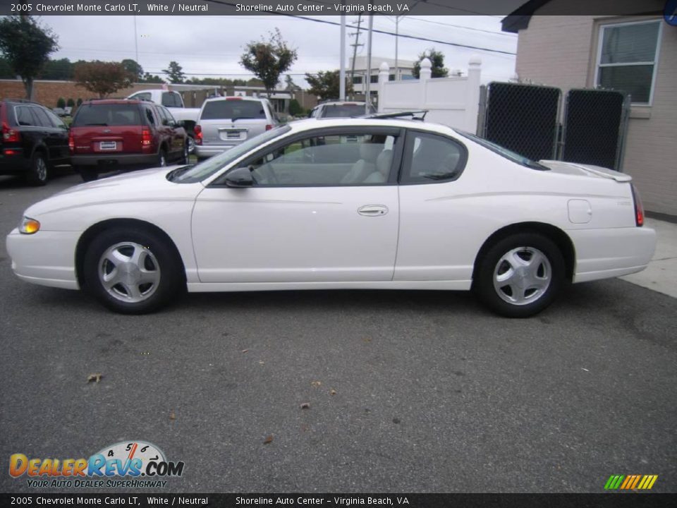 2005 Chevrolet Monte Carlo LT White / Neutral Photo #3